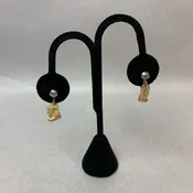 10K Black Hills Gold Sterling Clip Earrings (3.1g)