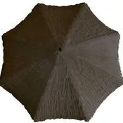 9 Foot Market Umbrella Thatch Fabric (738) Bamboo Pole (738BM09)