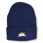 Navy - Angel Dog Knit Hat