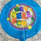#111 Get Well Soon Stars Balloon — Sweet Pea Designs