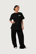 Adult Black Short Sleeve Destination Top