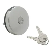 1951-56 Locking Gas Cap, Chrome