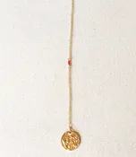 Gold Lion Coin Necklace