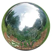 4" Diameter Silver Stainless Steel Globe, Rome #704-S