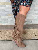 . A Dream Come True Fringe Boots