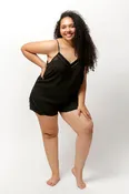 Black Nicolette Loungewear Set