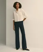 Patch Pocket Bootcut Jeans