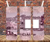 1 Image - You Will Forever Be My Always - Add Your Own Photos - Sublimation Tumbler Wrap