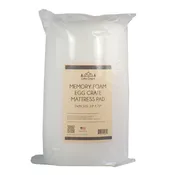 Cabin Comfort 1.5" Memory Foam Egg Crate Camp Mattress Pad Twin or Cot