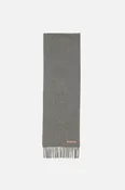 Fringe wool scarf - skinny