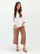 Collared Button Down Top