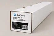ArtDeco 15 Mil Durable Scrim Water Resistant Matte Banner in 24" x 75'