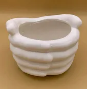 7452-04-222 - Togetherness Planter Matte White - 4/Cs