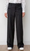 Avenue Pant Black Night Stripe