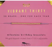 30th Milestone Birthday Bracelet