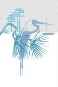 Christmas Card - Winter Heron