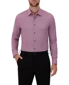 Classic Houndstooth Print Stretch Dress Shirt for Men