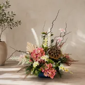 Blush and Birch Meadow Artificial