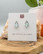Aquamarine Stud Earrings