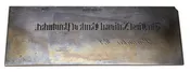 Bank Printing Plate - First National Bank of Pawtucket, RI - circa 1865-1900