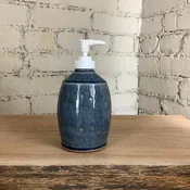 Blue flecked Lotion Dispenser