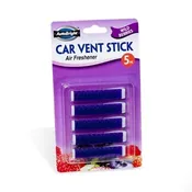 AIR FRESHENER WILD BERRIES CAR VENT STICK 5PK CARDED