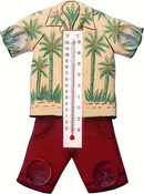 Bobbo from Songbird Essentials Hawaiian Shirt Thermometer