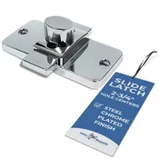 Accurate Chrome Finish, Surface Mount Slide Latch - ADA Compliant - 40-8512899