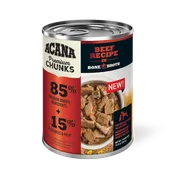 Acana Premium Chunks, Beef Recipe in Bone Broth Wet Dog Food 12.8oz