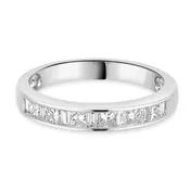 14 Karat White Gold Diamond Wedding Band