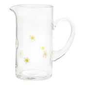 Charm Inlay Glass Pitcher