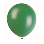 12" Latex Balloons, 10ct - Forest Green