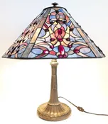 Antique Bradley &amp;amp; Hubbard Stained Glass Lamp, 22"H, PA6885