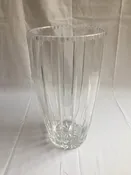 12-Inch Clear Crystal Flower Vase