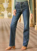 5-Pocket Straight Leg Jeans
