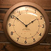 Factory Industrial Clock. Self Winding Clock Co.USA
