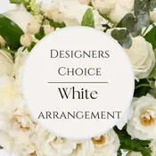 Designer's Choice Floral Arrangement in White