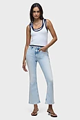 Barbara Flap Pocket Bootcut Crop