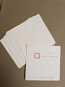 (10) Zentangle Wht Tile3.5x3.5