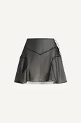 Alyse Mini Skirt in Trapped Poplin