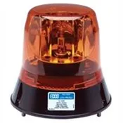Compact Belt-Drive Rotating Beacon – Class I, 12V, 195RPM, 3 Bolt (Amb)