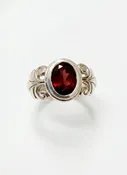 .925 Garnet Ring · Jewelry · 7 · Garnet