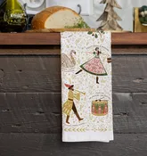 12 Days of Christmas Tea Towel