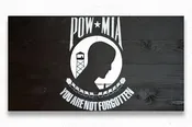 POW/MIA Wood Flag
