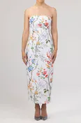 Elizabeth Garden Reverie Silk Faille Midi Dress
