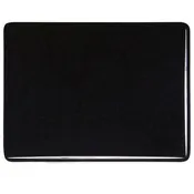 0100 Black Opalescent Bullseye 90 COE Glass Sheet 10x10" 90COE Fusible