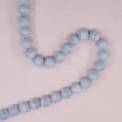 10 mm blue lace agate round beads