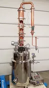26 Gallon Jacketed Flute Still | Olympic Distillers