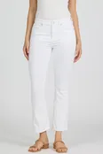 Dear John Jeanne Crop Flare in White