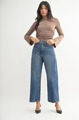 Barrel Jean Twist - Dark Denim